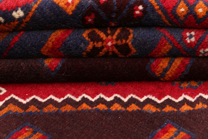 Maroon Baluchi 3' 7 x 6' - No. 53941 - ALRUG Rug Store