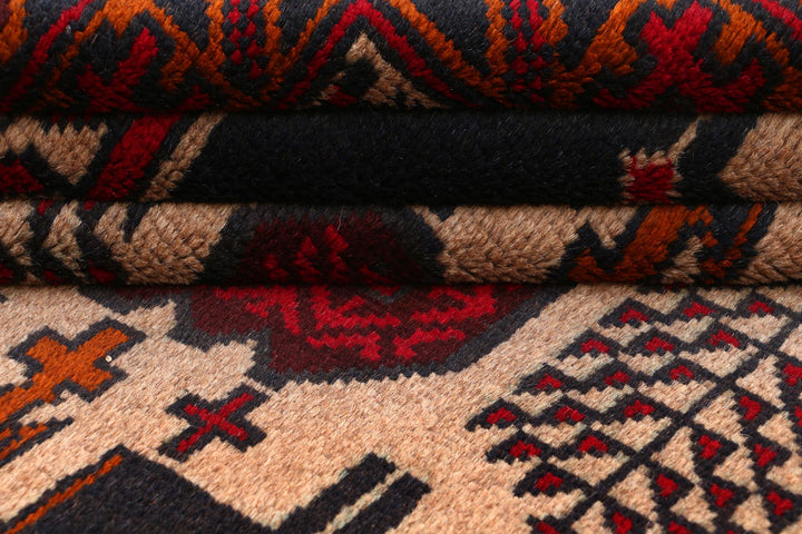 Bisque Baluchi 3' 5 x 6' 4 - No. 53942 - ALRUG Rug Store