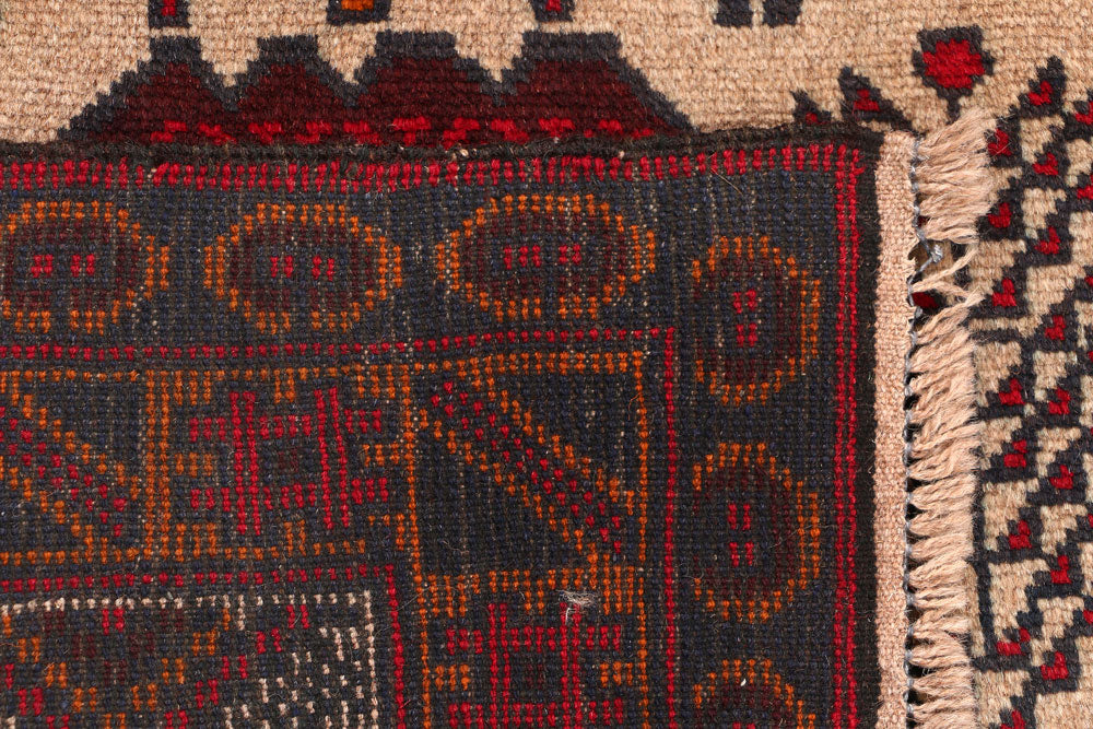 Bisque Baluchi 3' 5 x 6' 4 - No. 53942 - ALRUG Rug Store