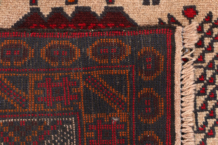 Bisque Baluchi 3' 5 x 6' 4 - No. 53942 - ALRUG Rug Store