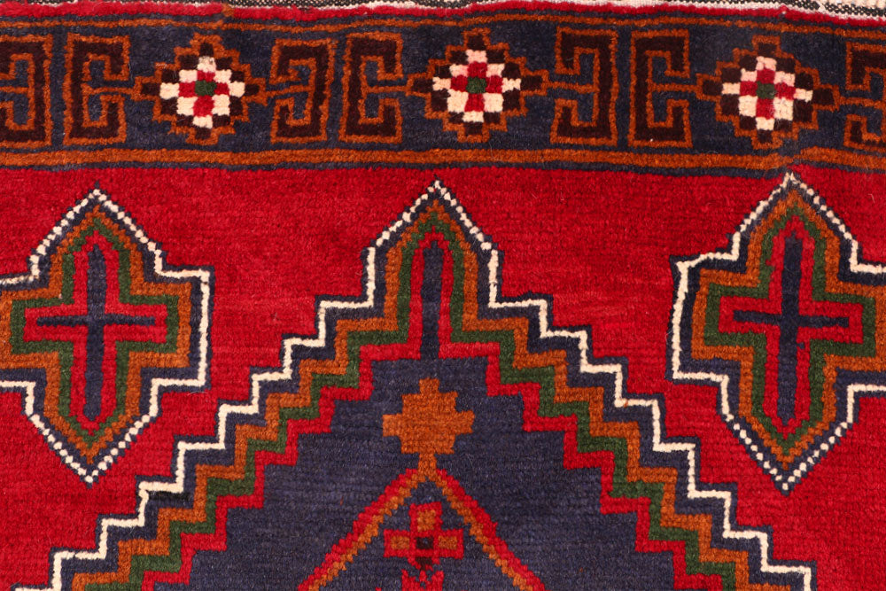 Firebrick Baluchi 3' 5 x 6' 2 - No. 53944 - ALRUG Rug Store