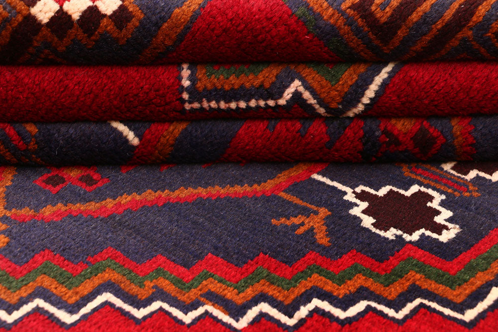 Firebrick Baluchi 3' 5 x 6' 2 - No. 53944 - ALRUG Rug Store