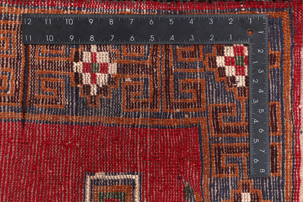 Firebrick Baluchi 3' 5 x 6' 2 - No. 53944 - ALRUG Rug Store