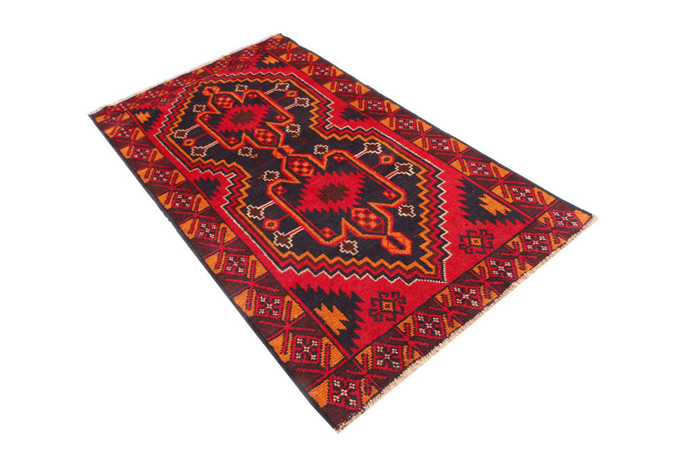 Multi Colored Baluchi 3' 4 x 5' 11 - No. 53946 - ALRUG Rug Store