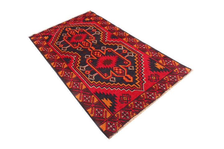 Multi Colored Baluchi 3' 4 x 5' 11 - No. 53946 - ALRUG Rug Store