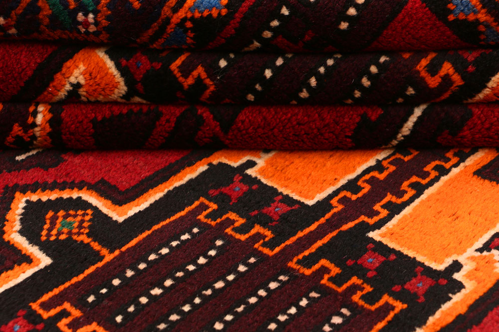 Firebrick Baluchi 3' 10 x 6' 2 - No. 53950 - ALRUG Rug Store