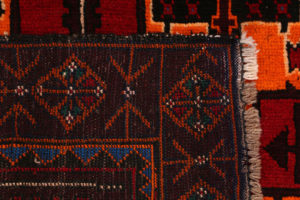 Firebrick Baluchi 3' 10 x 6' 2 - No. 53950 - ALRUG Rug Store