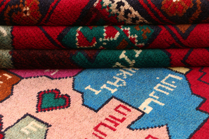 Firebrick Baluchi 3' 5 x 6' 1 - No. 53952 - ALRUG Rug Store