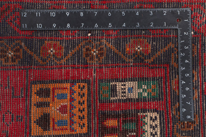 Firebrick Baluchi 3' 5 x 6' 1 - No. 53952 - ALRUG Rug Store