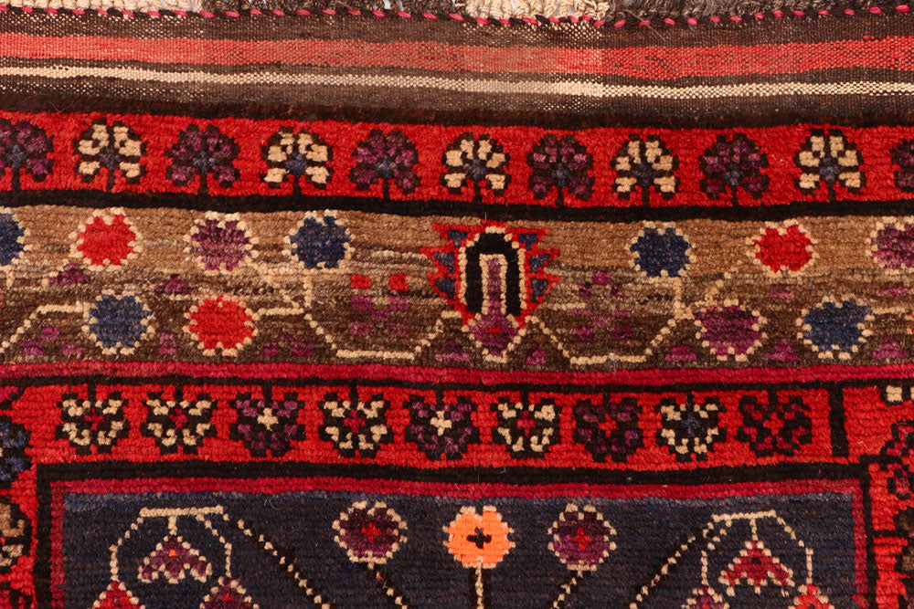 Dark Slateblue Baluchi 3' 8 x 5' 6 - No. 53957 - ALRUG Rug Store