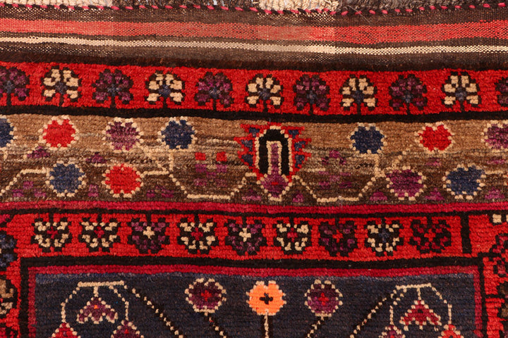 Dark Slateblue Baluchi 3' 8 x 5' 6 - No. 53957 - ALRUG Rug Store