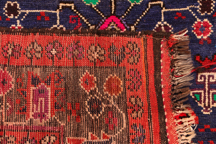 Dark Slateblue Baluchi 3' 8 x 5' 6 - No. 53957 - ALRUG Rug Store