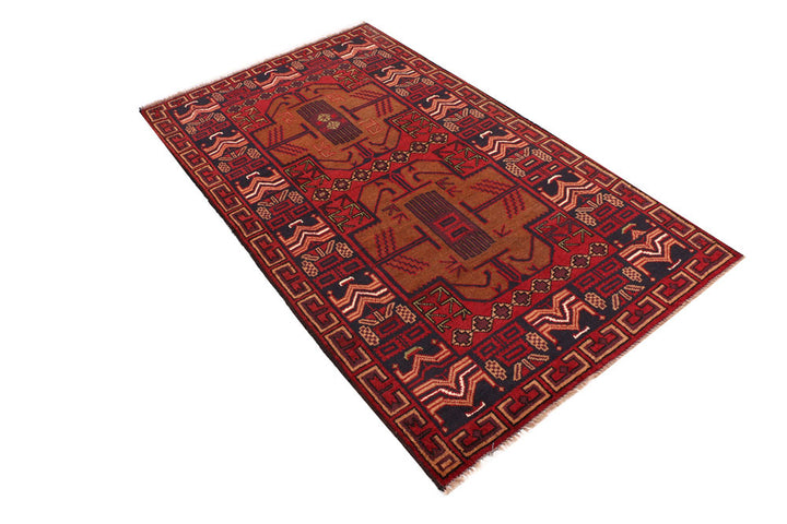 Sienna Baluchi 3' 7 x 6' 4 - No. 53960 - ALRUG Rug Store