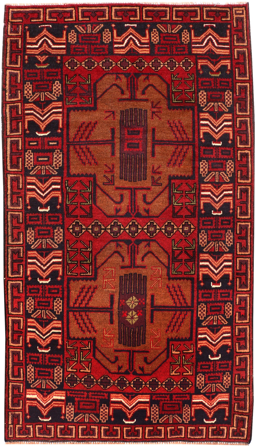 Sienna Baluchi 3' 7 x 6' 4 - No. 53960 - ALRUG Rug Store