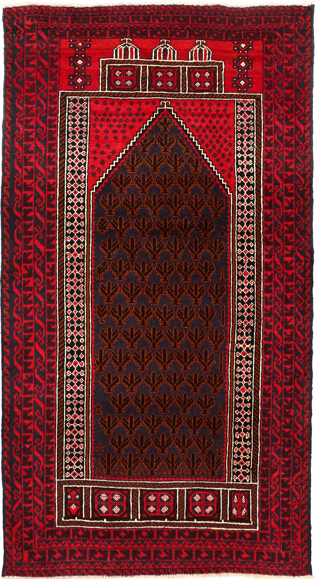 Firebrick Prayer 3' 8 x 6' 11 - No. 53967 - ALRUG Rug Store