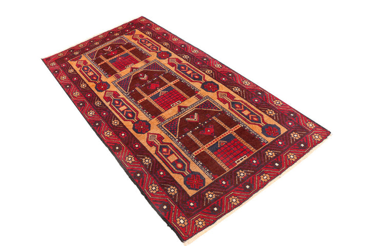 Peru Baluchi 3' 3 x 6' 2 - No. 53969 - ALRUG Rug Store