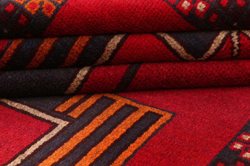 Firebrick Baluchi 3' 6 x 6' 1 - No. 53970 - ALRUG Rug Store