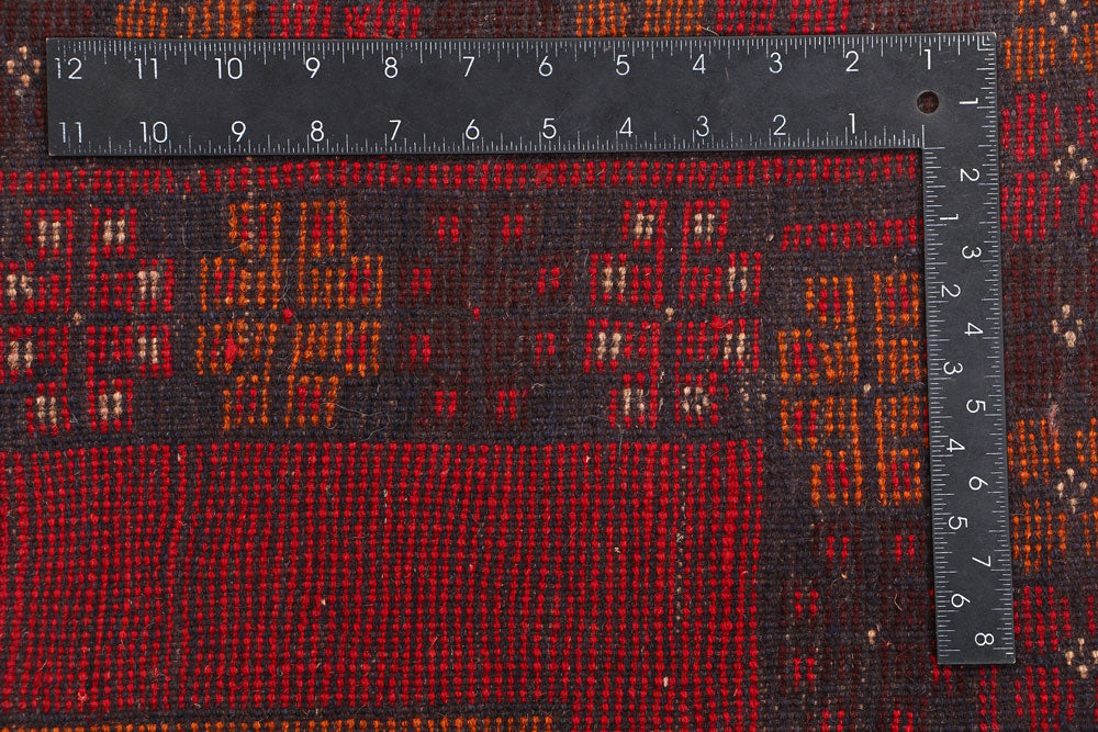 Firebrick Baluchi 3' 6 x 6' 1 - No. 53970 - ALRUG Rug Store