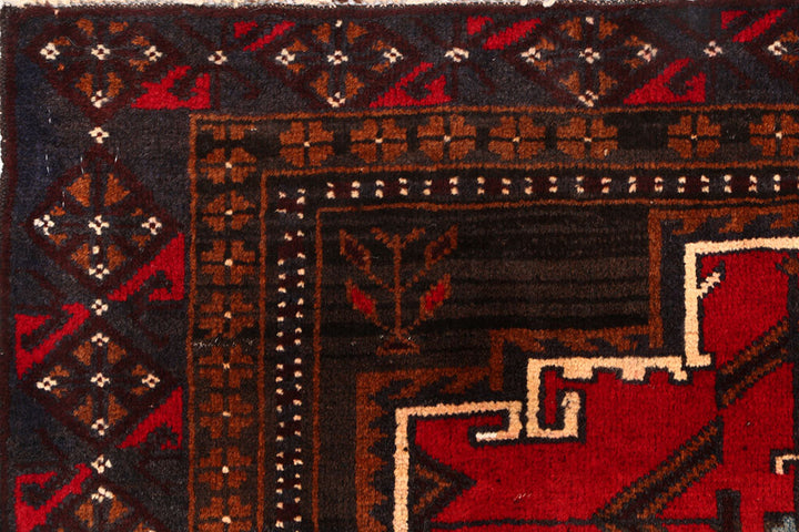 Multi Colored Baluchi 3' 6 x 5' 7 - No. 53972 - ALRUG Rug Store