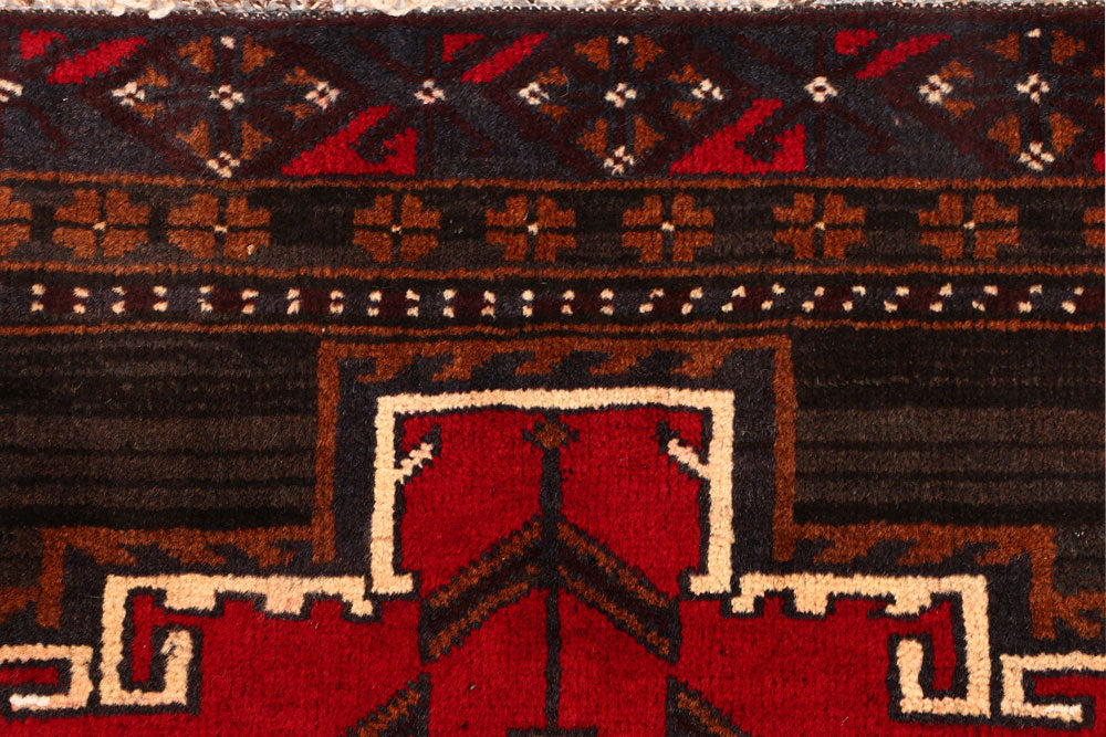 Multi Colored Baluchi 3' 6 x 5' 7 - No. 53972 - ALRUG Rug Store