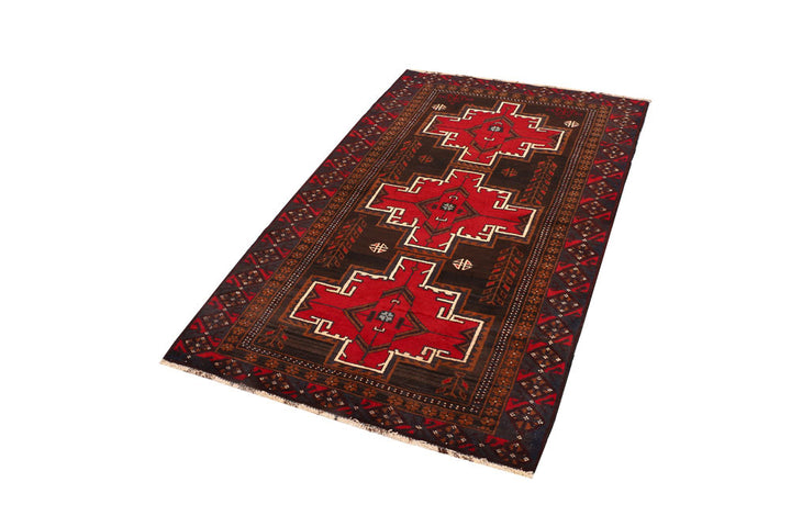 Multi Colored Baluchi 3' 6 x 5' 7 - No. 53972 - ALRUG Rug Store
