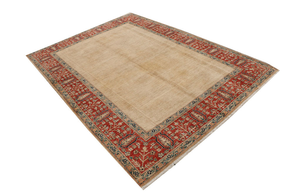 Wheat Oushak 5' 9 x 8' 2 - No. 53976 - ALRUG Rug Store