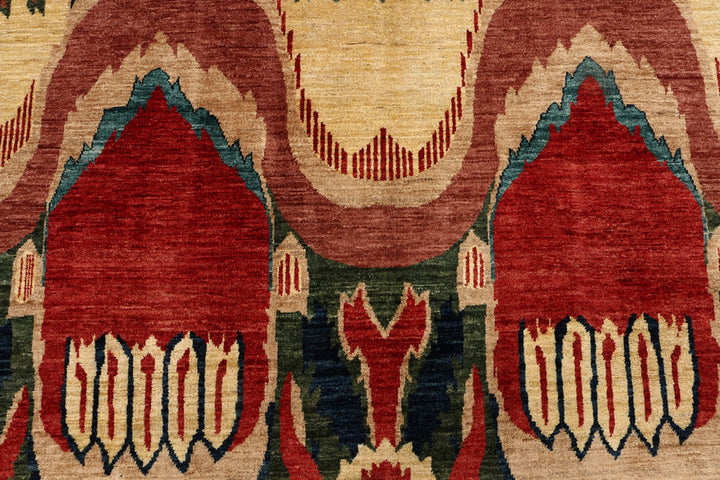 Multi Colored Ikat 5' 9 x 7' 11 - No. 53978 - ALRUG Rug Store