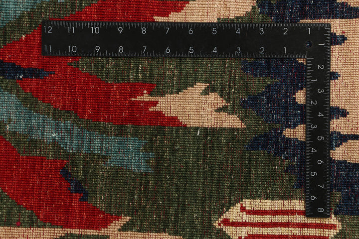 Multi Colored Ikat 5' 9 x 7' 11 - No. 53978 - ALRUG Rug Store