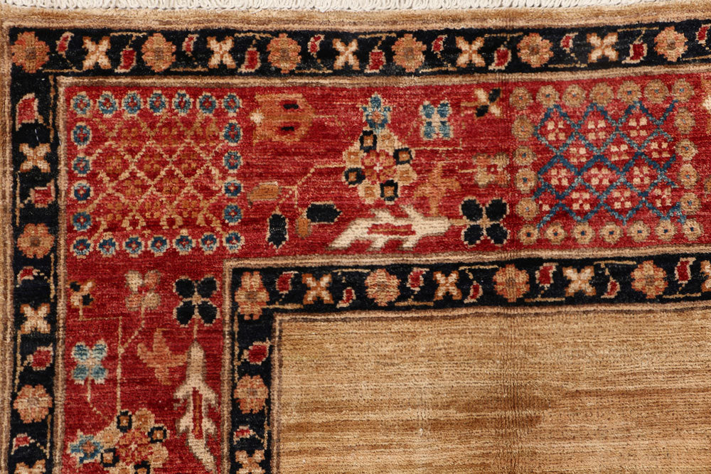 Wheat Ziegler 4' 10 x 6' 6 - No. 53979 - ALRUG Rug Store