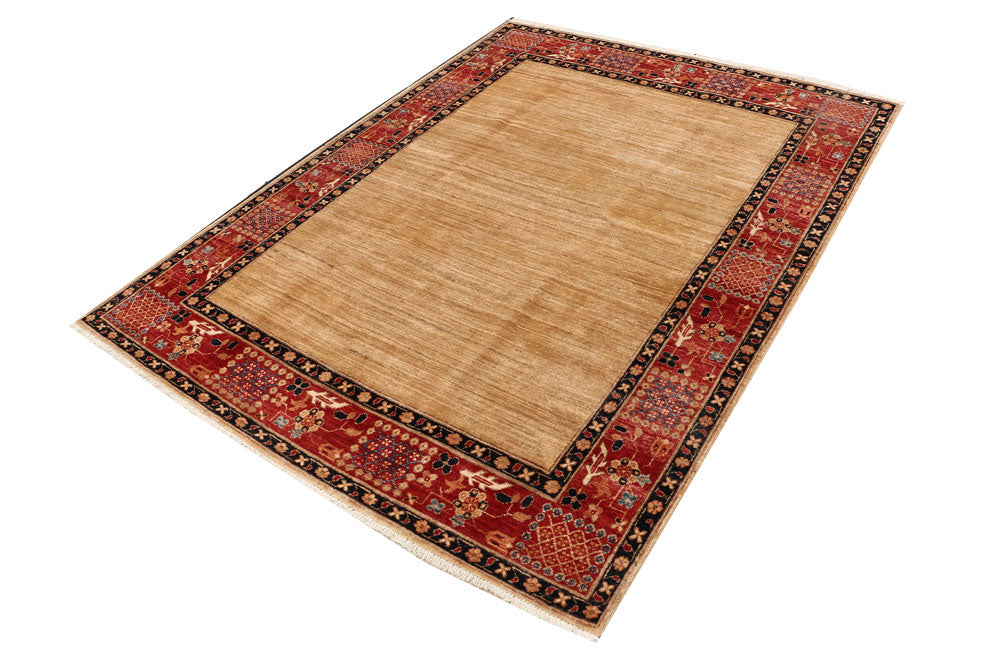 Wheat Ziegler 4' 10 x 6' 6 - No. 53979 - ALRUG Rug Store