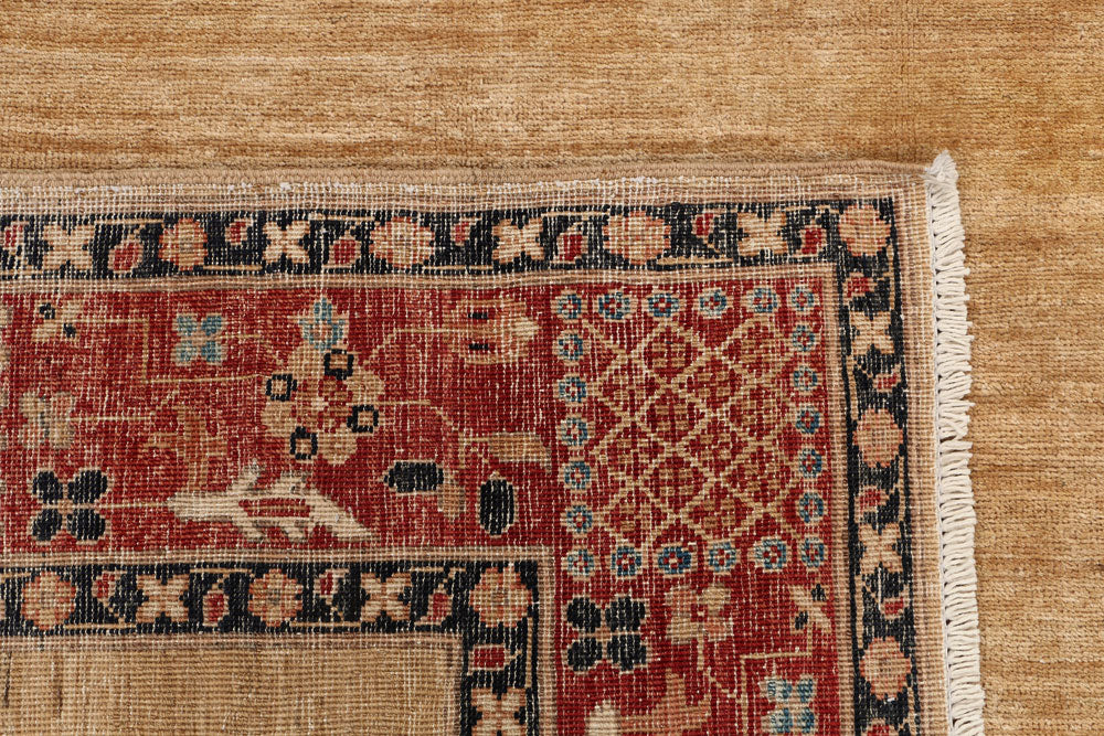 Wheat Ziegler 4' 10 x 6' 6 - No. 53979 - ALRUG Rug Store