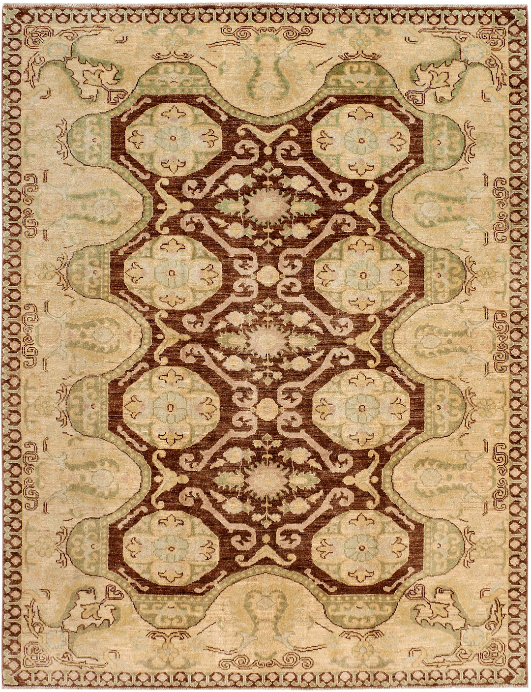 Saddle Brown Ziegler 4' 10 x 6' 4 - No. 53981 - ALRUG Rug Store