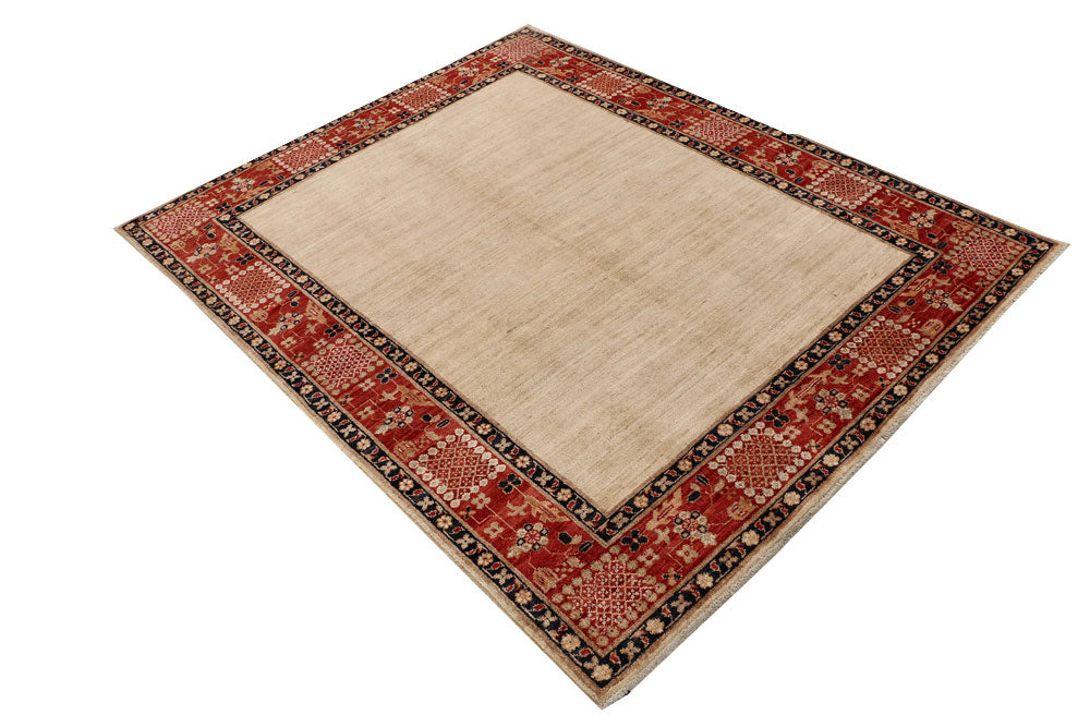 Blanched Almond Oushak 4' 10 x 6' 1 - No. 53982 - ALRUG Rug Store