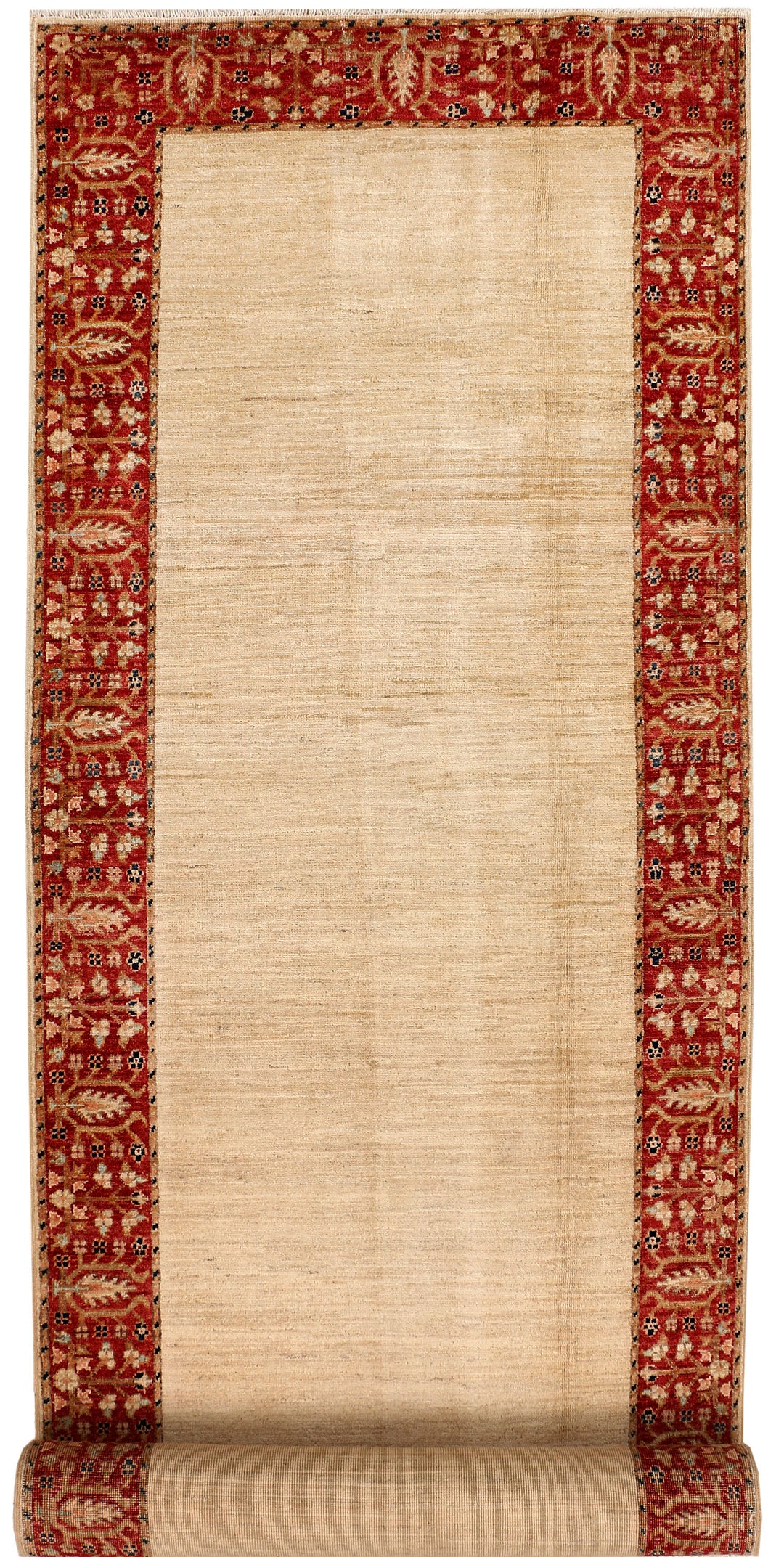 Blanched Almond Oushak 3' 1 x 12' 7 - No. 53983 - ALRUG Rug Store