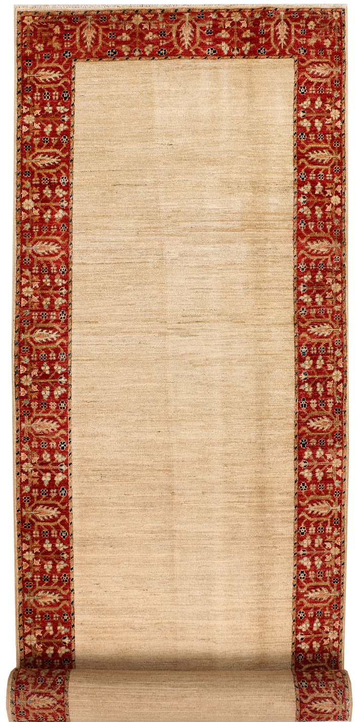 Blanched Almond Oushak 3' 1 x 12' 7 - No. 53983 - ALRUG Rug Store