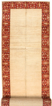 Blanched Almond Oushak 3' x 12' 8 - No. 53987 - ALRUG Rug Store