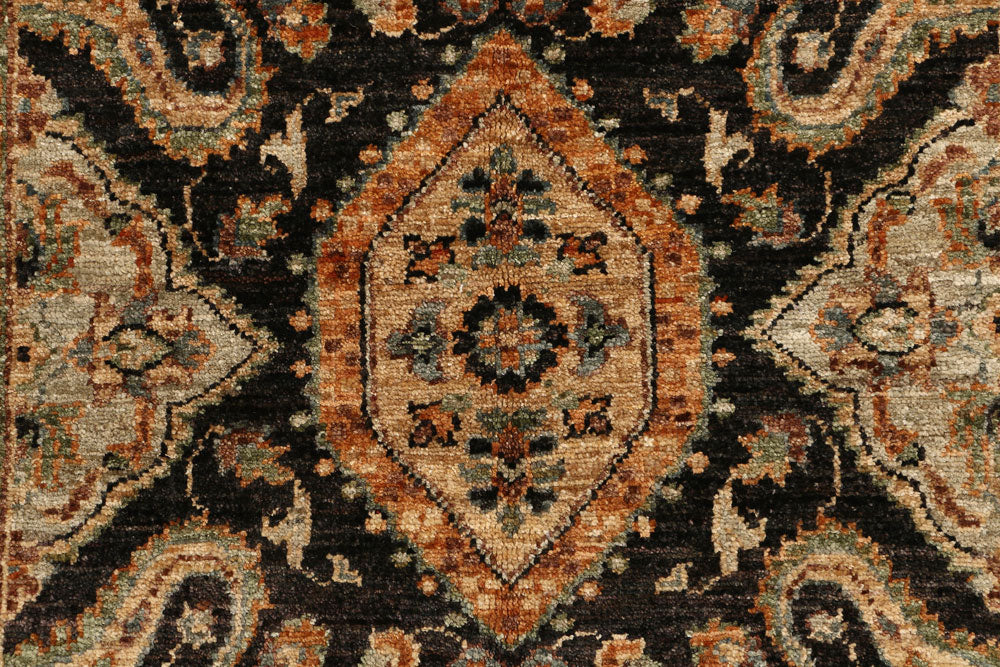 Saddle Brown Ziegler 3' 4 x 4' 11 - No. 53990 - ALRUG Rug Store
