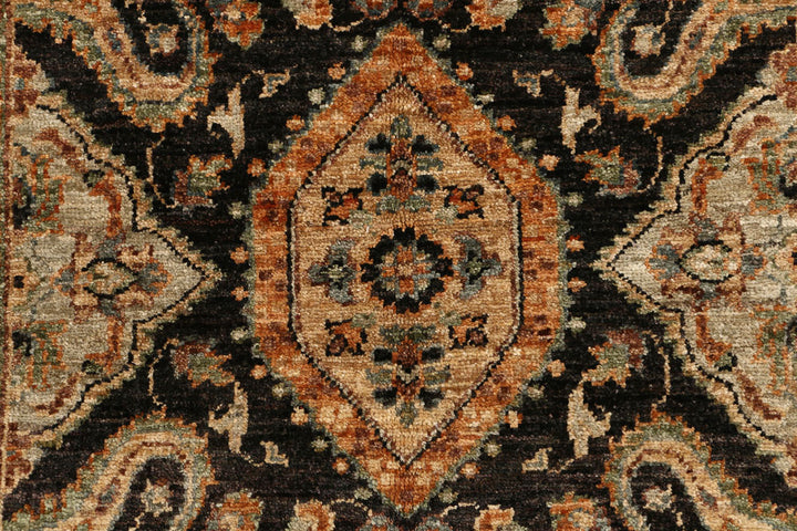Saddle Brown Ziegler 3' 4 x 4' 11 - No. 53990 - ALRUG Rug Store