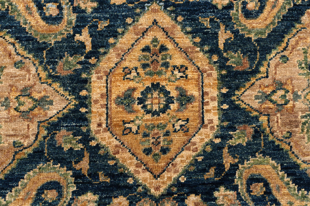 Steel Blue Ziegler 3' 2 x 4' 9 - No. 53992 - ALRUG Rug Store