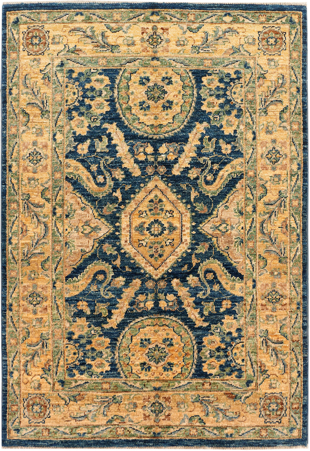 Steel Blue Ziegler 3' 2 x 4' 9 - No. 53992 - ALRUG Rug Store