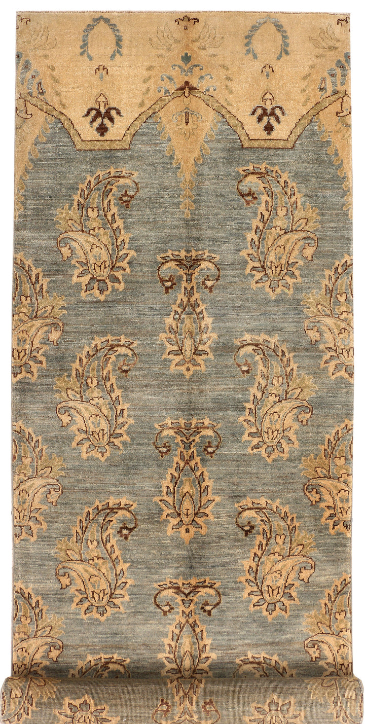 Dark Grey Ziegler 3' 1 x 10' 4 - No. 53996 - ALRUG Rug Store