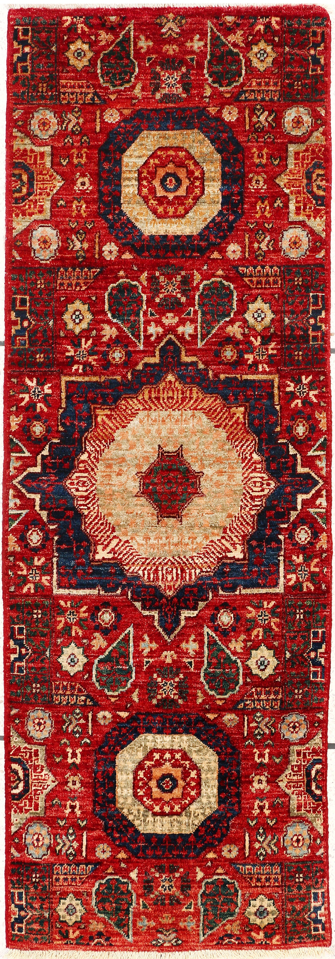 Firebrick Mamluk 2' x 5' 11 - No. 53998 - ALRUG Rug Store
