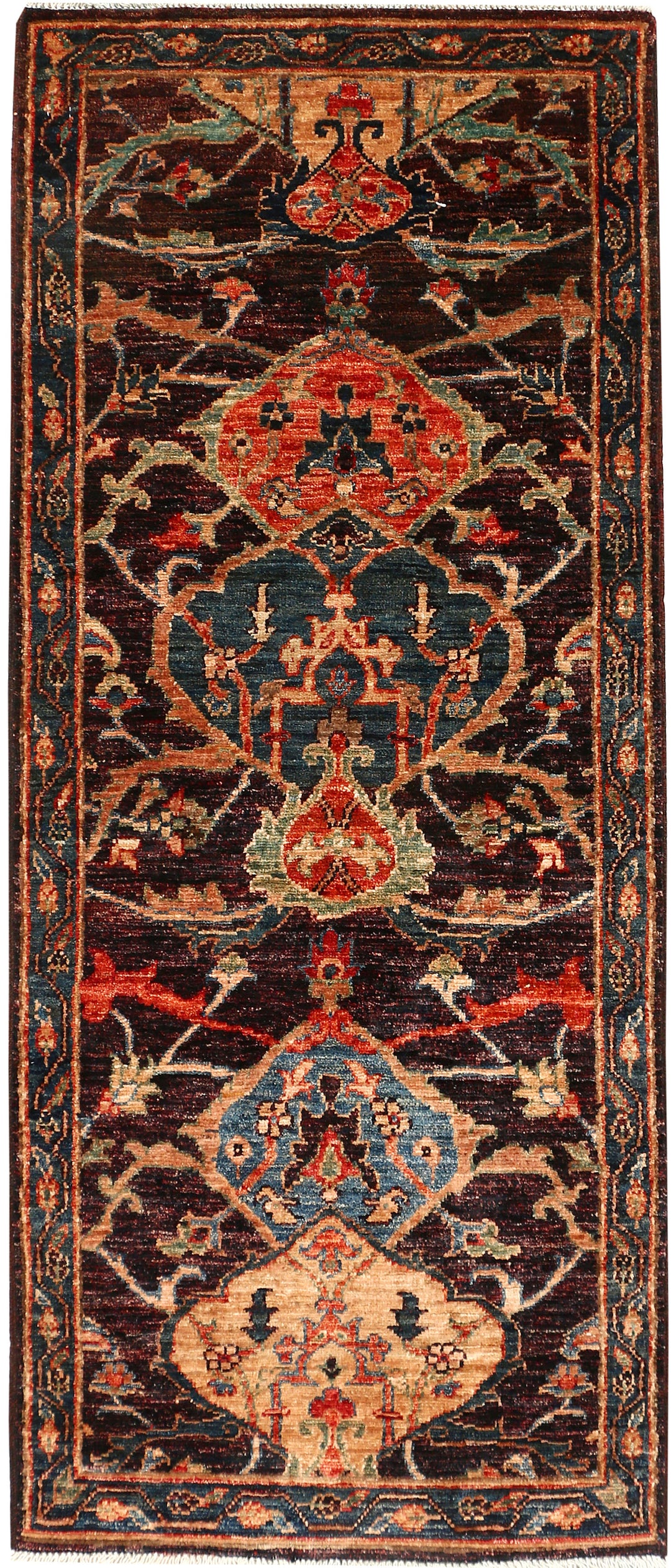 Saddle Brown Ziegler 2' x 4' 8 - No. 54002 - ALRUG Rug Store