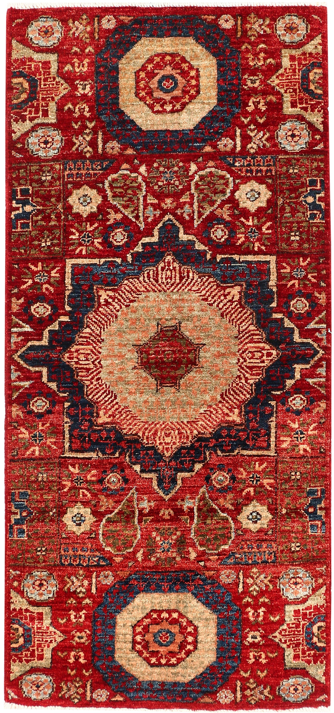 Firebrick Mamluk 2' 1 x 4' 9 - No. 54006 - ALRUG Rug Store