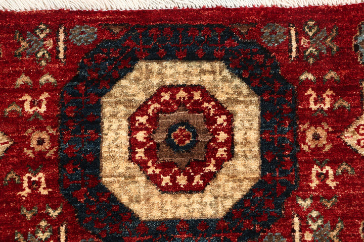 Firebrick Mamluk 2' 1 x 4' 8 - No. 54008 - ALRUG Rug Store