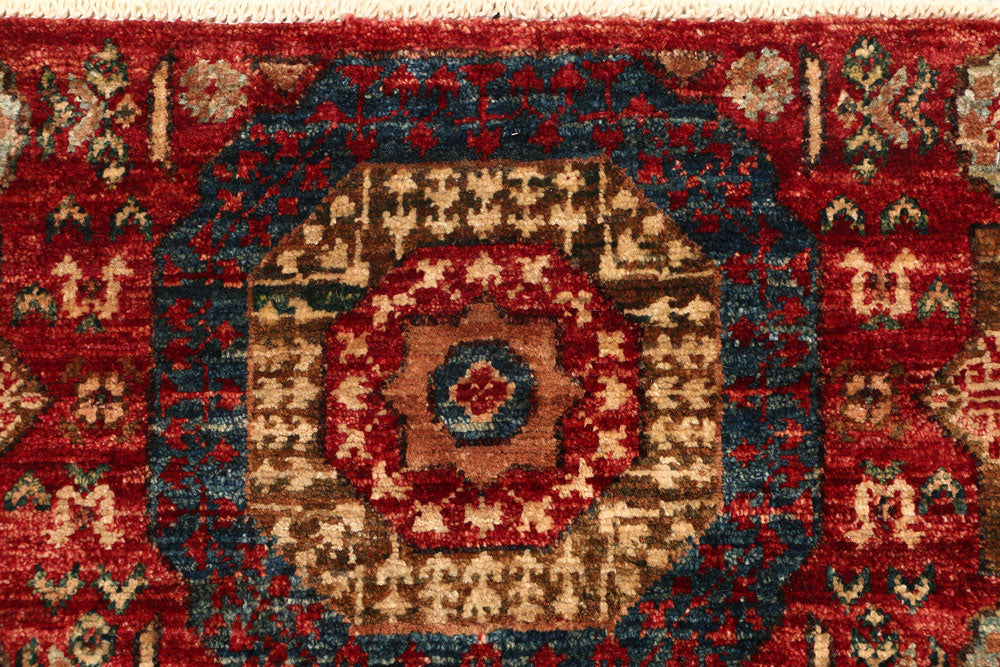 Firebrick Mamluk 1' 11 x 4' 10 - No. 54011 - ALRUG Rug Store