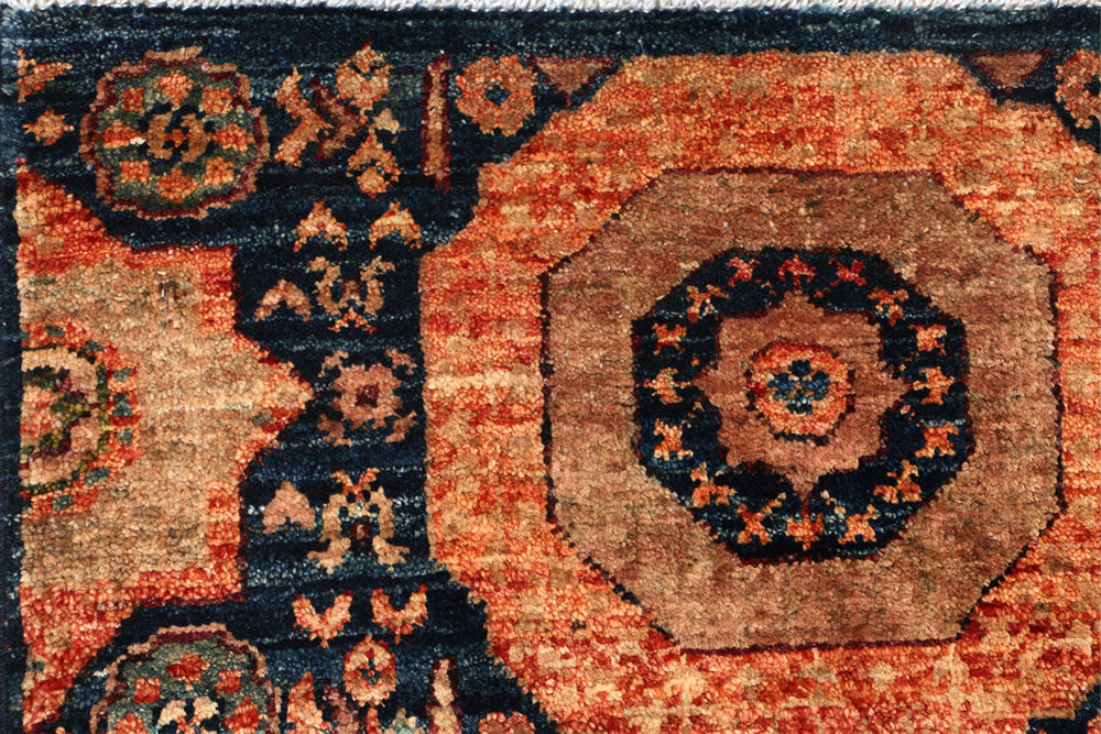 Midnight Blue Mamluk 2' 1 x 4' 9 - No. 54014 - ALRUG Rug Store