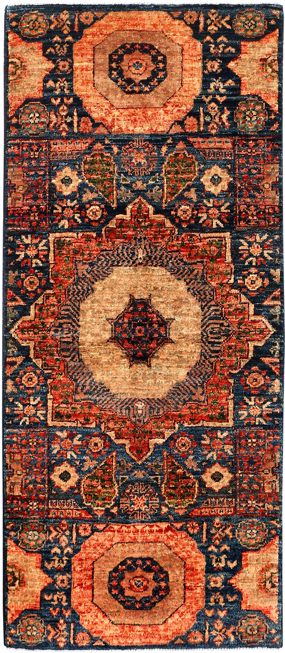 Midnight Blue Mamluk 2' 1 x 4' 9 - No. 54014 - ALRUG Rug Store