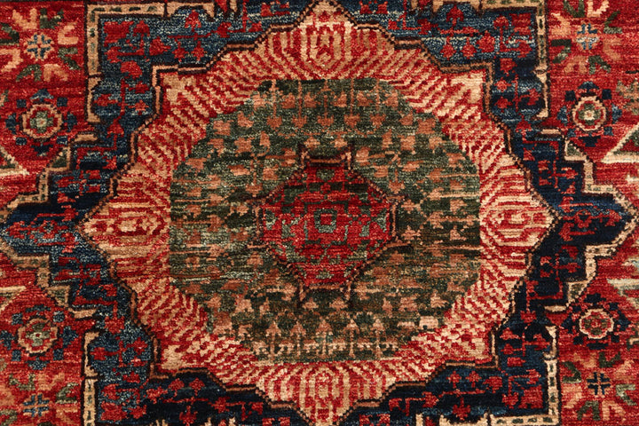 Orange Red Mamluk 1' 11 x 4' 11 - No. 54015 - ALRUG Rug Store
