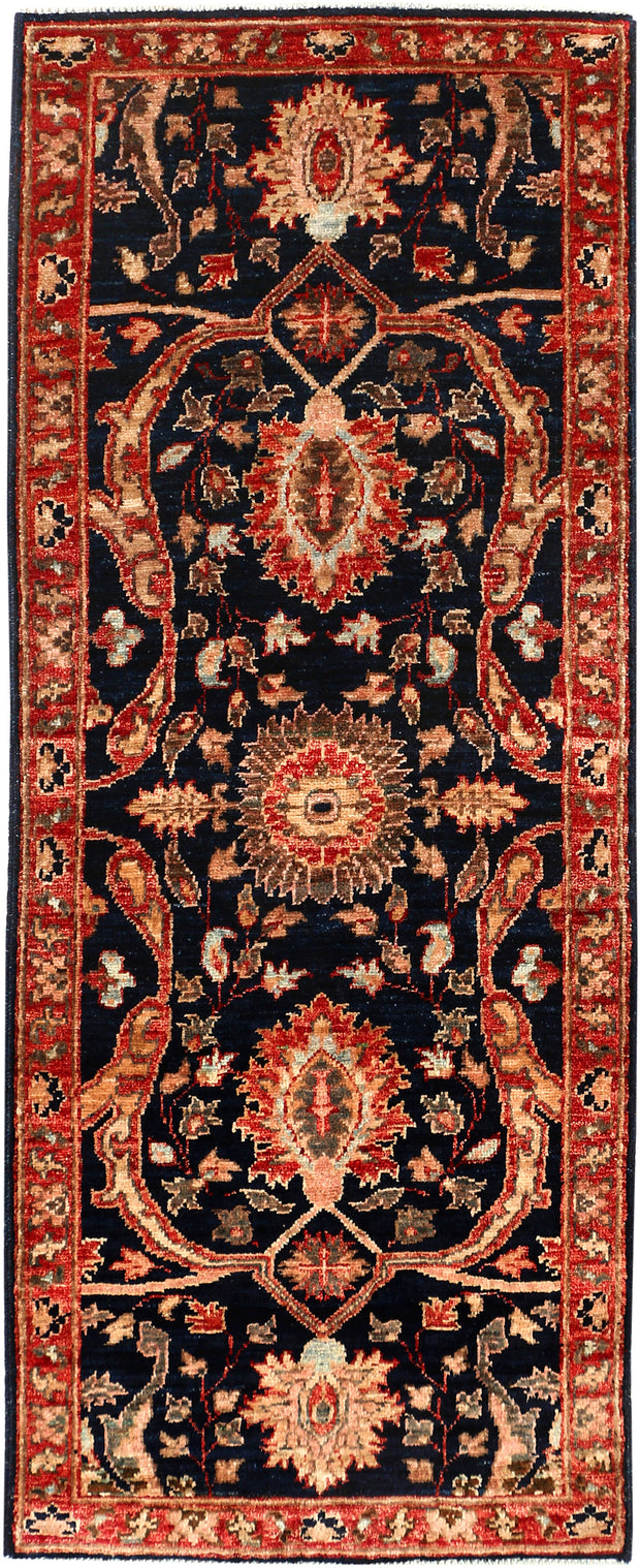 Midnight Blue Ziegler 1' 10 x 4' 9 - No. 54017 - ALRUG Rug Store